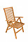 Regulowane krzesło ogrodowe SANTIAGO (teak)