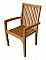 Krzesło ogrodowe stałe RIVIERA (teak)