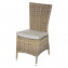 Krzesło rattanowe BORNEO LUXURY (brązowe) - brązowy