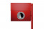 Skrzynka na listy RADIUS DESIGN (LETTERMANN XXL STAND red 567R) czerwona - czerwony