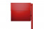 Skrzynka na listy RADIUS DESIGN (LETTERMANN XXL 2 STAND red 568R) czerwona - czerwony