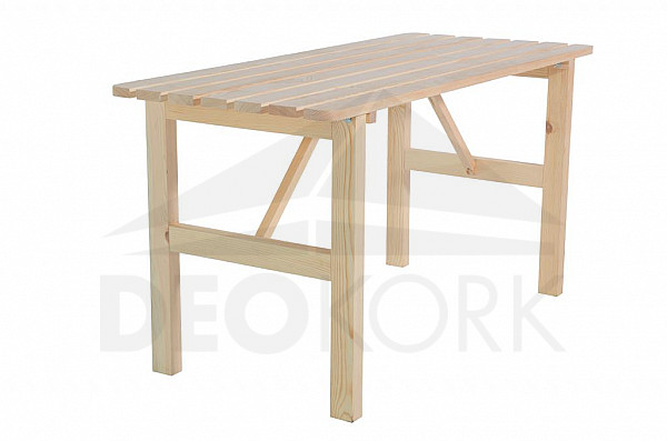Masywny drewniany stół ogrodowy z drewna sosnowego 22 mm