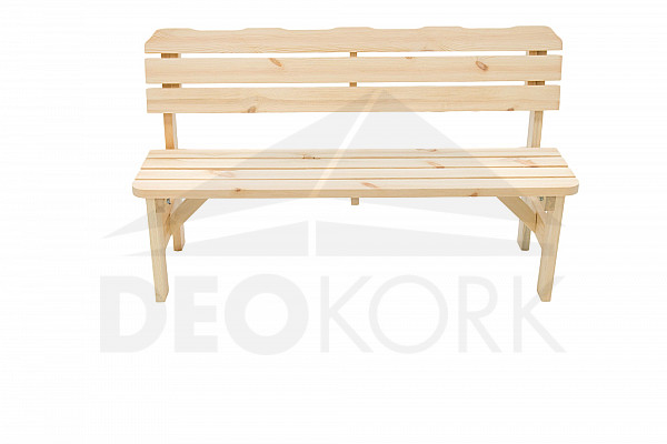 Solidna drewniana ławka ogrodowa z drewna sosnowego 32 mm (180 cm)