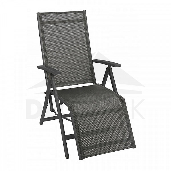 Fotel relaksacyjny ACTIVE aluminiowy (szary)