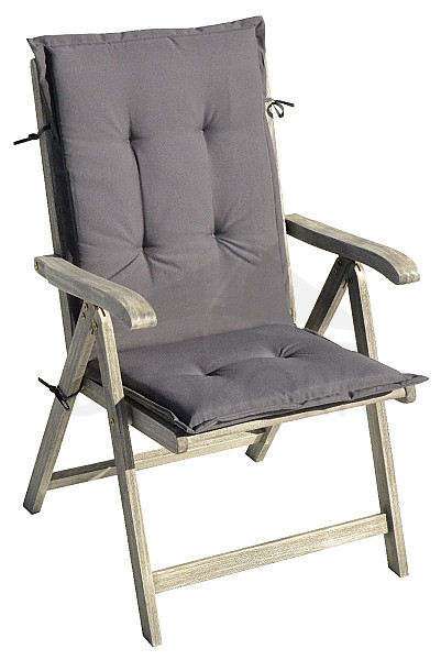Regulowane krzesło ogrodowe MONTANA tapicerka