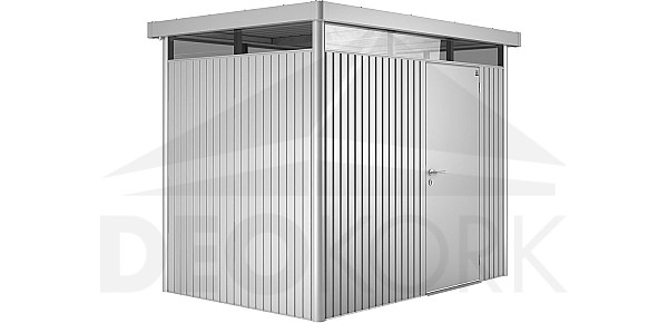Domek ogrodowy BIOHORT Highline H2 275 × 195 cm (srebrny metalik)
