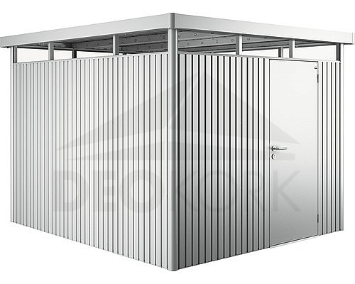 Domek ogrodowy BIOHORT Highline H5 275 × 315 cm (srebrny metalik)