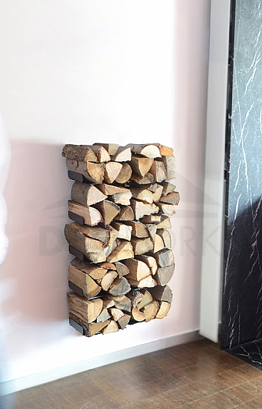 Drewniana drewniana 10 półek RADIUS DESIGN (WOODEN TREE WALL SMALL 729A) czarna