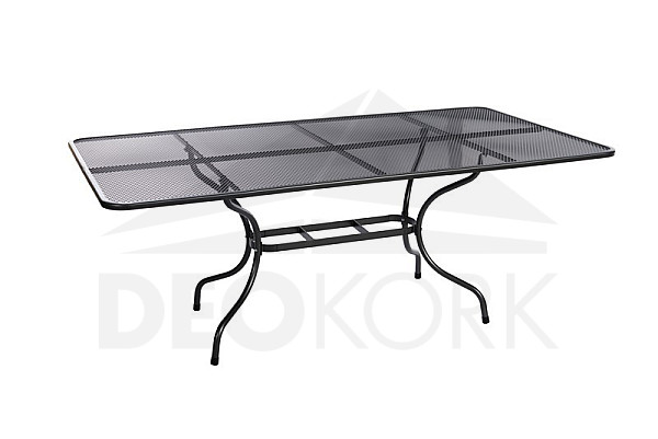 Stół metalowy prostokąt 160 x 95 cm