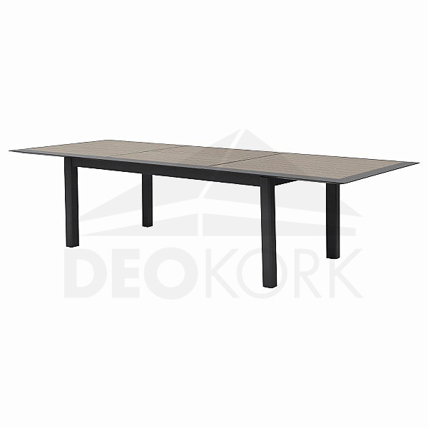 Stół aluminiowy VERMONT 216/316 cm (antracyt)