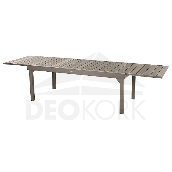 Stół aluminiowy FLORENCIE 200/320 cm (szaro-brązowy)