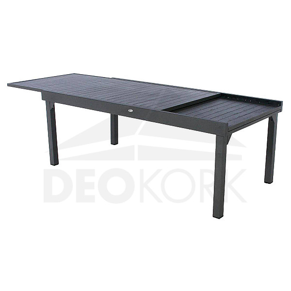Stół aluminiowy VALENCIA 200/320 cm (antracyt)