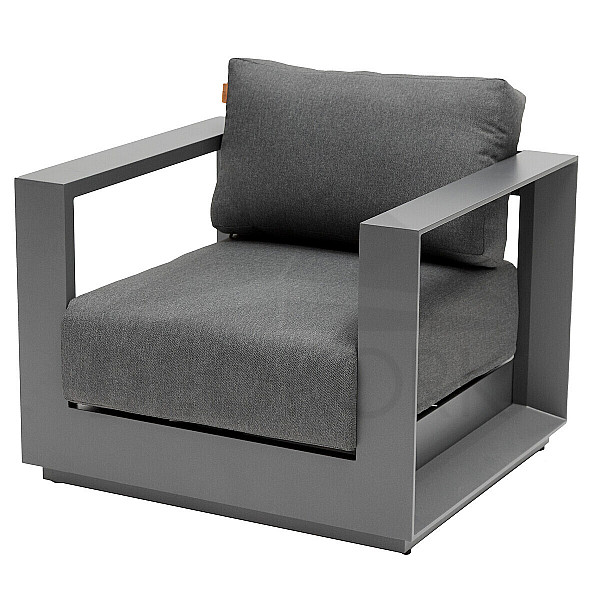 Fotel aluminiowy MADRID (antracyt)