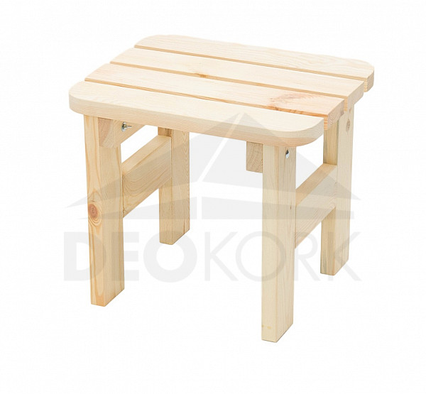 Masywne drewniane krzesło ogrodowe wykonane z drewna sosnowego 32 mm