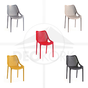 Krzesło plastikowe DUBLIN (różne kolory)