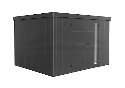 Domek ogrodowy BIOHORT Neo 3D duo 348 × 292 cm (ciemnoszary metalik)