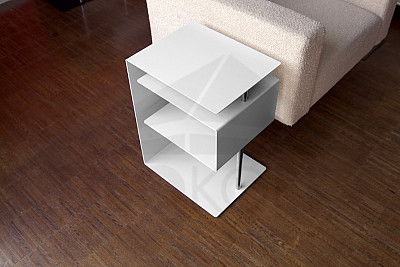 Stół RADIUS DESIGN (X-CENTRIC TABLE weiss 530C) biały