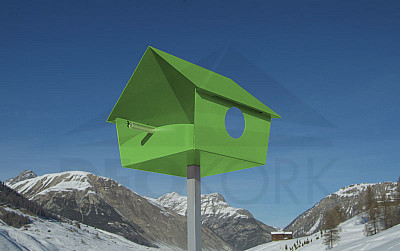 Birdhouse RADIUS DESIGN (PIEPSHOW XXL zielony 529D) zielony