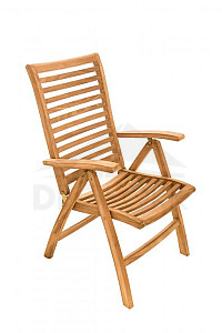 Regulowane krzesło ogrodowe SANTIAGO (teak)