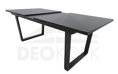 Aluminiowy stół LIVORNO 180/240 x 100 cm