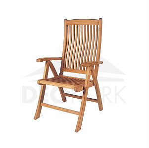 Regulowane krzesło ogrodowe RIVIERA (teak)