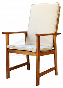 Krzesło ogrodowe stałe ANGLIA tapicerka