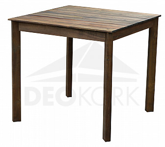 Stół ogrodowy SCOTT 80x80 cm (brązowy)