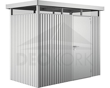 Domek ogrodowy BIOHORT Highline H1 275 × 155 cm (srebrny metalik)
