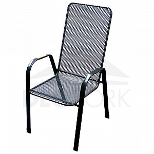 Krzesło metalowe (fotel) Wysoka saga