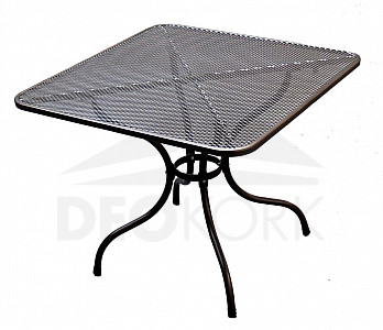 Stół metalowy 105 x 105 cm