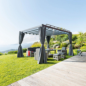 Altana ogrodowa aluminiowa FLORES 3,8x3 m²