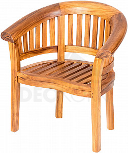 Fotel ogrodowy FABIO z drewna tekowego