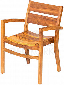 Krzesło ogrodowe MARCO z drewna tekowego