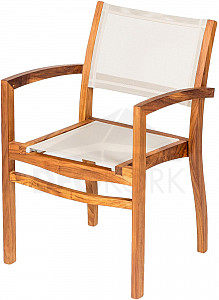 Krzesło ogrodowe ROMA z drewna tekowego