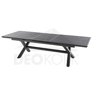 Stół aluminiowy BERGAMO I. 220/279 cm (antracyt)