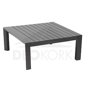 Stół aluminiowy 89x89 cm VANCOUVER (szary)