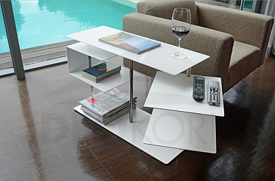 Stół RADIUS DESIGN (X-CENTRIC TABLE 2 biały 570C) biały