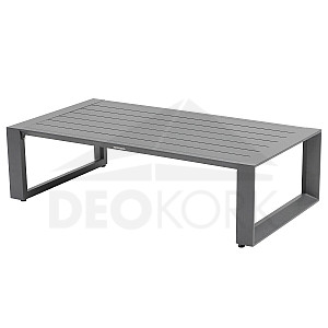 Stół aluminiowy 130x70 cm MADRID (antracyt)