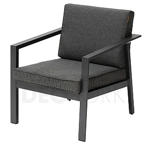 Fotel aluminiowy NOVARA (antracyt)