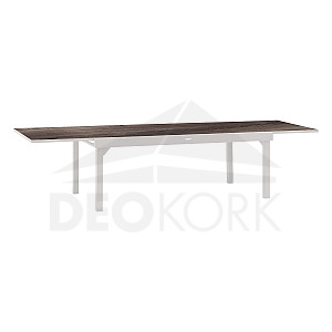 Stół aluminiowy VALENCIA 200/320 cm (biały)