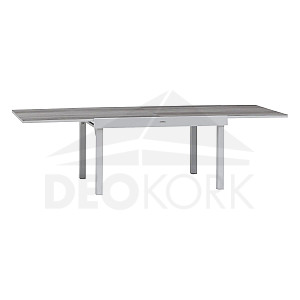 Stół aluminiowy VALENCIA 135/270 cm (biały)