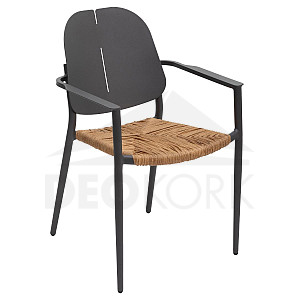 Aluminiowe krzesło do jadalni BOLZANO