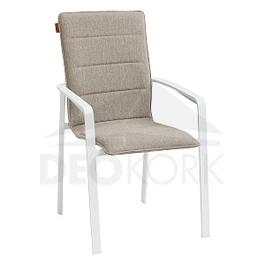 Fotel aluminiowy CAPRI (biały)