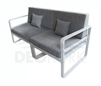 Aluminiowa ławka 2-osobowa GRENADA I.