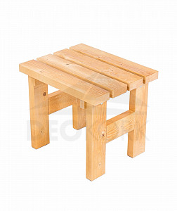 Masywne drewniane krzesło ogrodowe TEA 03 o grubości 38 mm