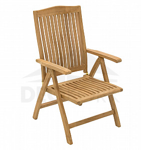 Regulowane krzesło ogrodowe LAGUNA (teak)