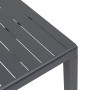 Stół aluminiowy ACAPULCO 161x74 cm (antracyt)