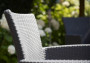 Krzesło ogrodowe ze sztucznego rattanu HAVANA (antracyt)
