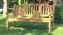 Ławka ogrodowa z drewna tekowego BLADE 180 cm