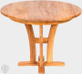 Stół ogrodowy z drewna tekowego DANTE ⌀ 100 cm